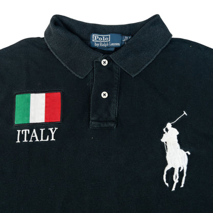 Vintage Polo Ralph Lauren Italy Long Sleeve Polo Shirt Size L