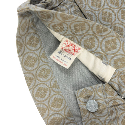 Vintage Evisu Kamon Flower Monogram Trousers Womens Size W28