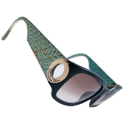 Vintage Dior Pattern Frame Sunglasses