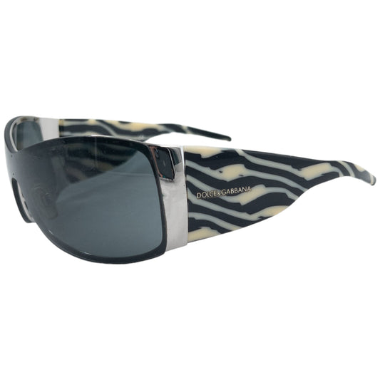 Vintage Dolce & Gabbana Zebra Stripe Sunglasses