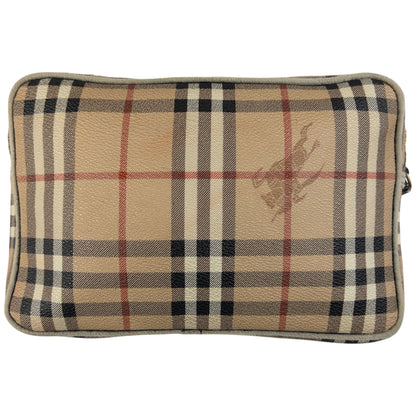 Vintage Burberry Nova Check Travel Wash Bag