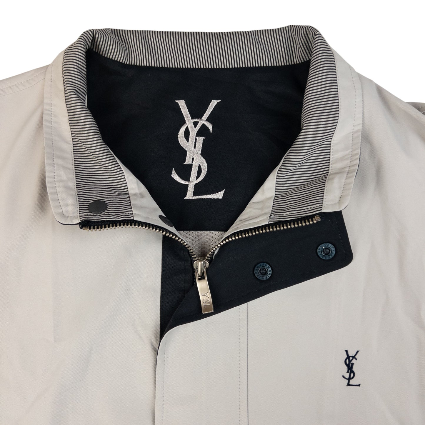 Vintage YSL Yves Saint Laurent Harrington Jacket Size L