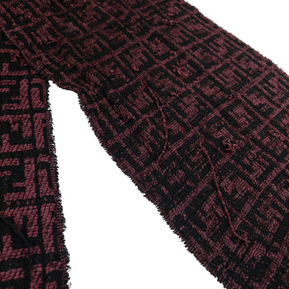 Vintage Fendi Monogram Tassel Scarf