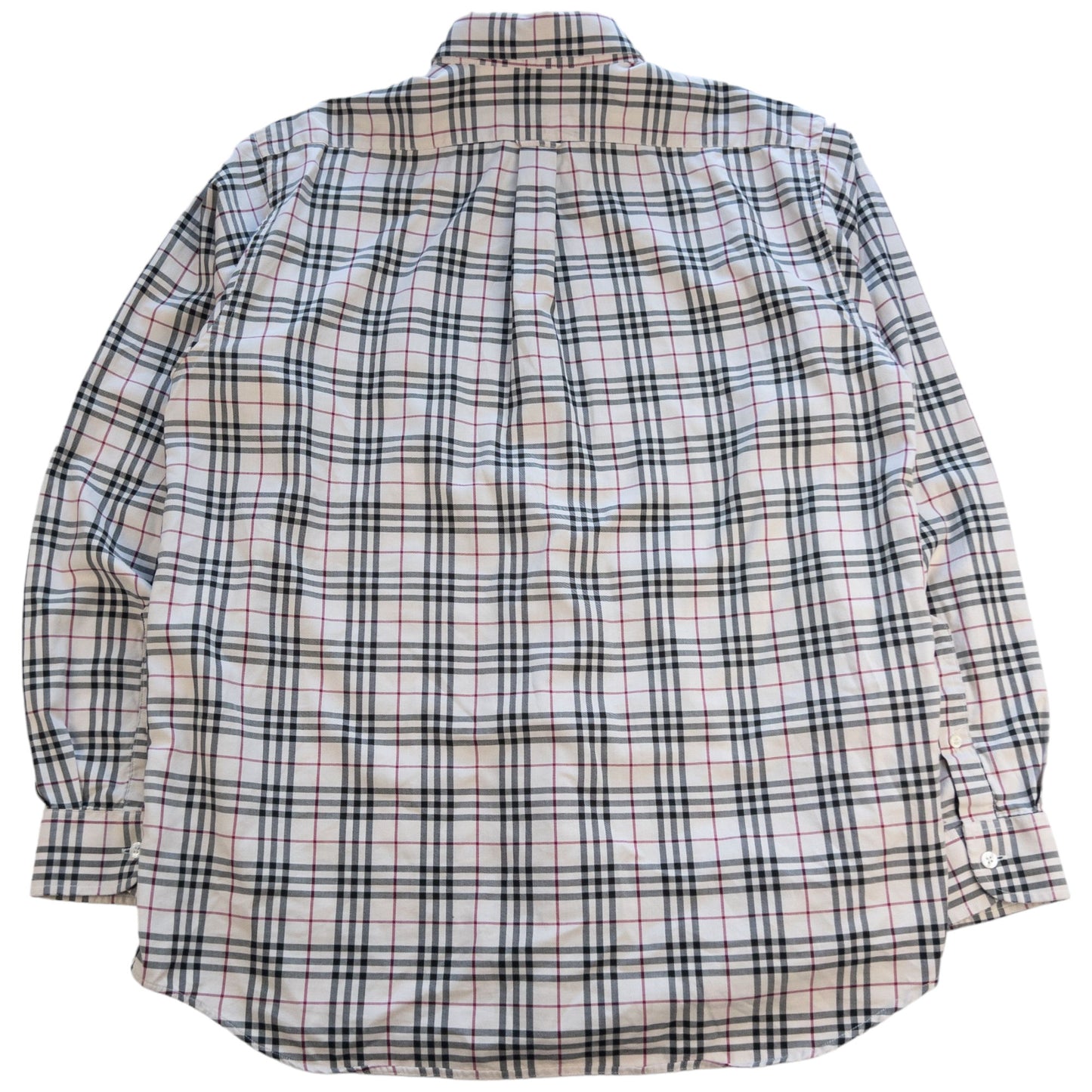 Vintage Burberry Button Up Nova Check Shirt Size L