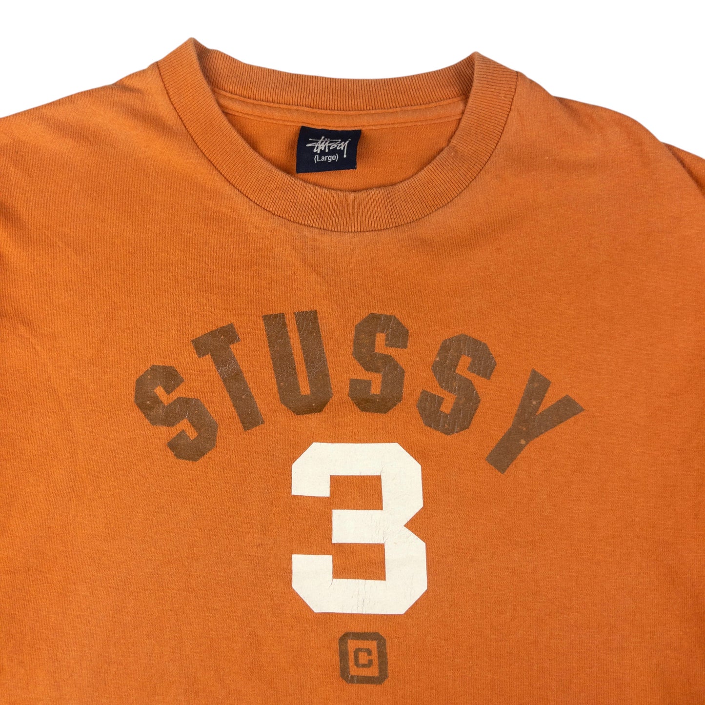 Vintage Stussy College Graphic T Shirt Size L