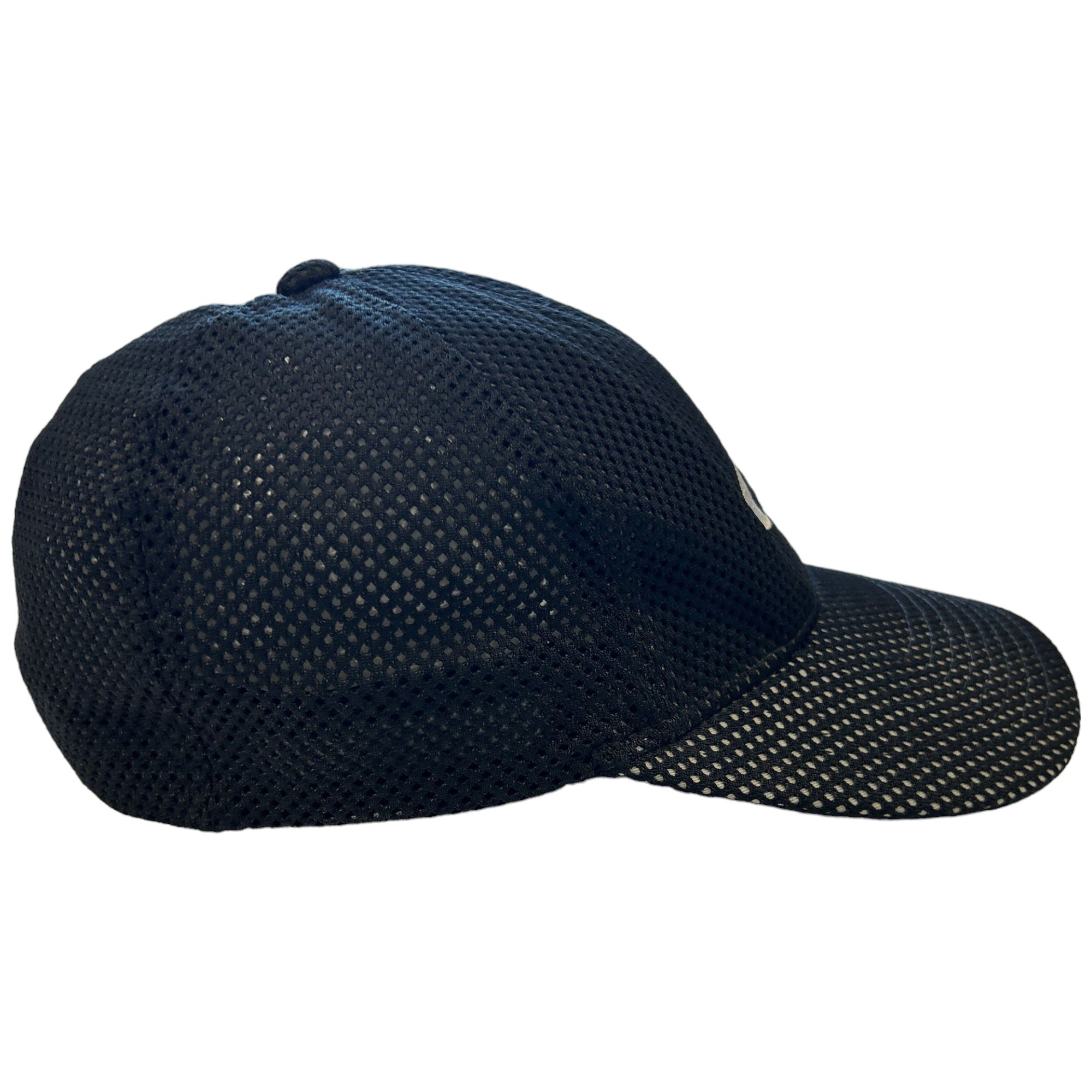 Oakley Perforated Hat Black Logo Unisex Cap S 00s Vintage 