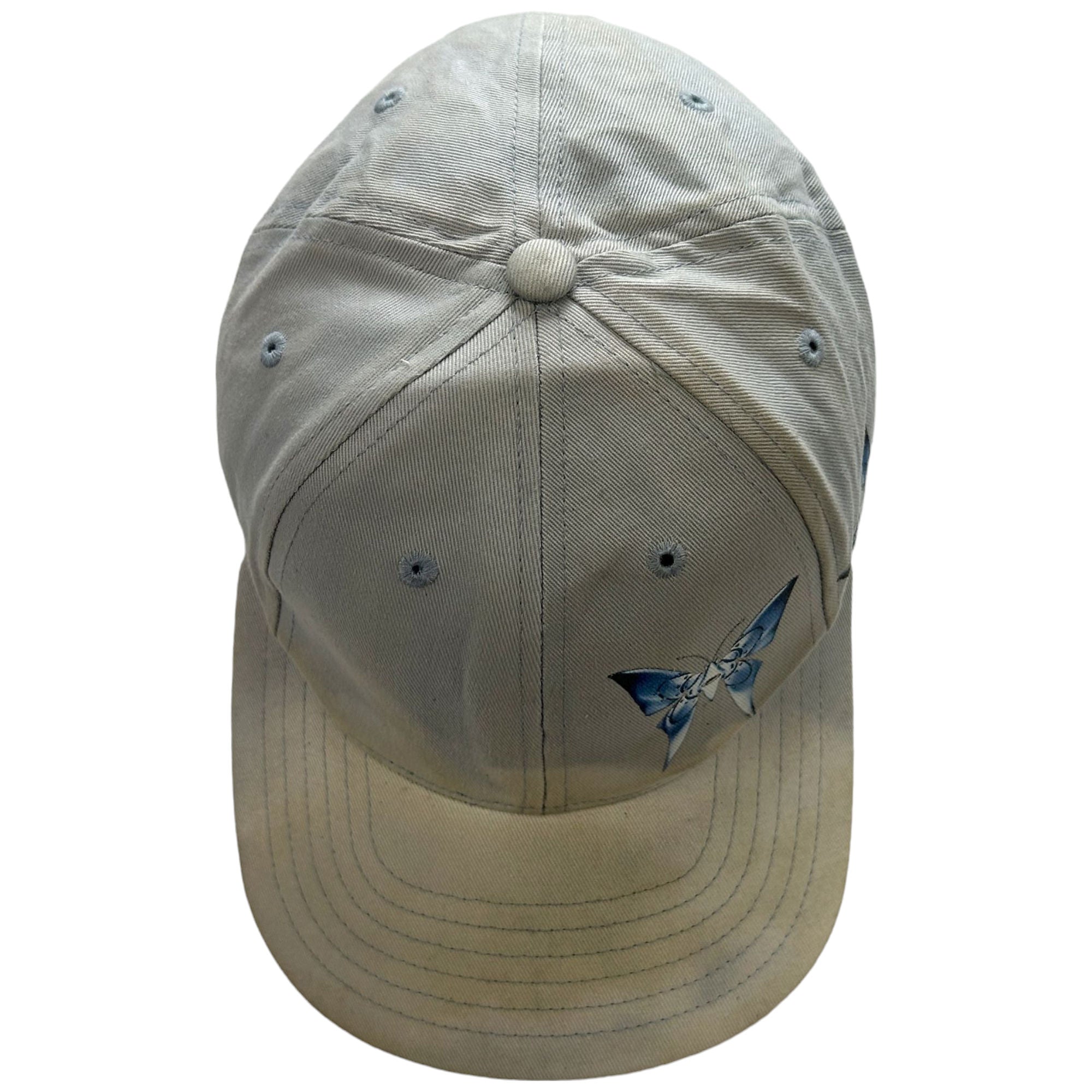 Oakley Cap Grey Butterfly Corduroy Hat One Size Cotton Y2K 