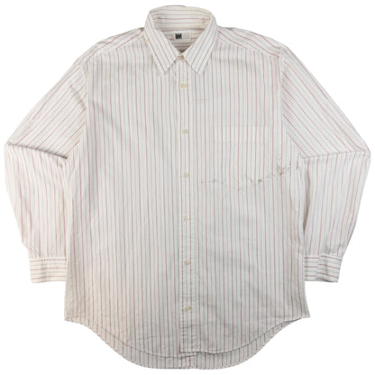 Vintage Issey Miyake Striped Long Sleeve Button Up Shirt Size M