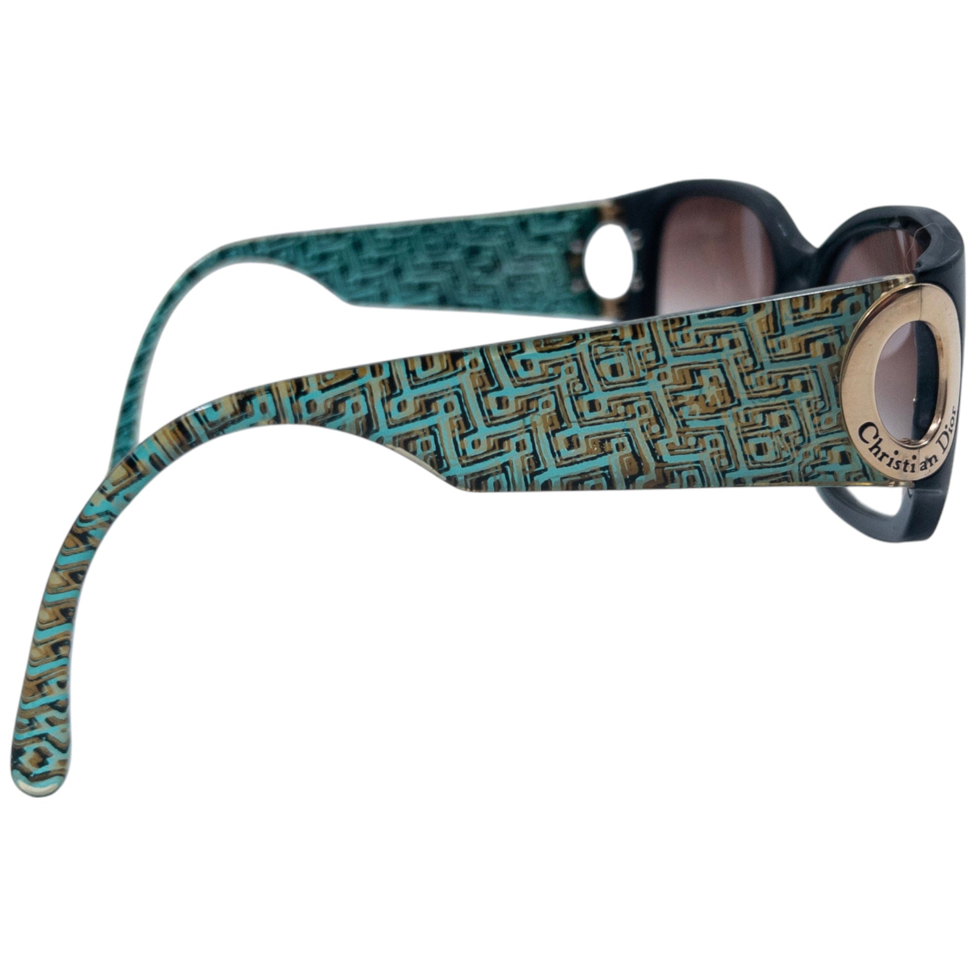 Vintage Dior Pattern Frame Sunglasses