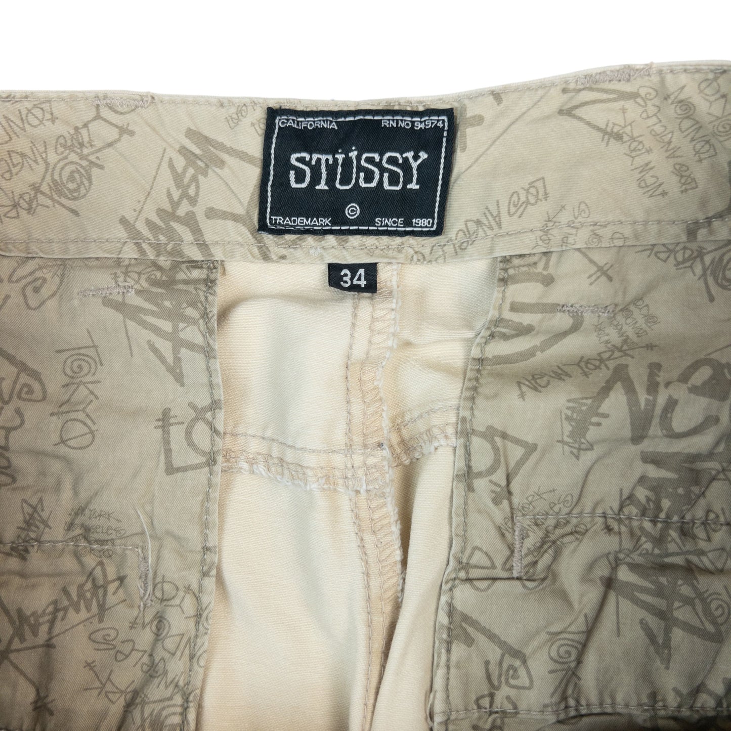 Vintage Stussy Chino Trousers Size W36