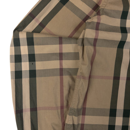 Vintage Burberry Nova Check Long Sleeve Button Up Shirt Size M