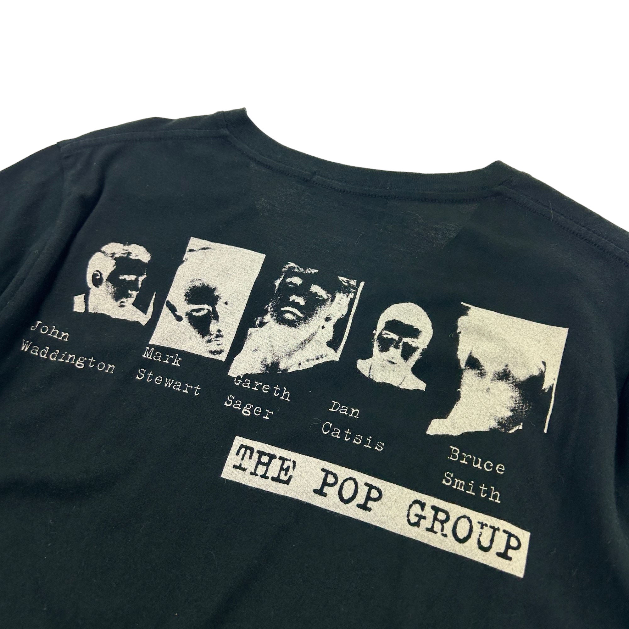 Vintage Hysteric Glamour The Pop Group Black Graphic T-Shirt