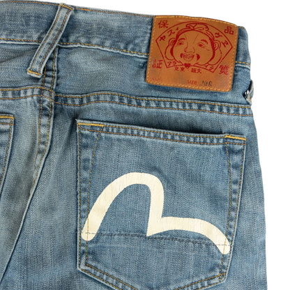 Vintage Evisu Double Gull Japanese Denim Jeans Size W30