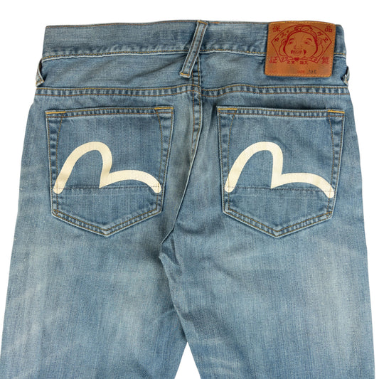 Vintage Evisu Double Gull Japanese Denim Jeans Size W30