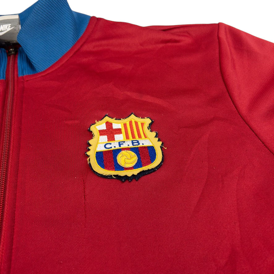 Vintage Nike FCB Barcelona Zip Up Jacket Size L