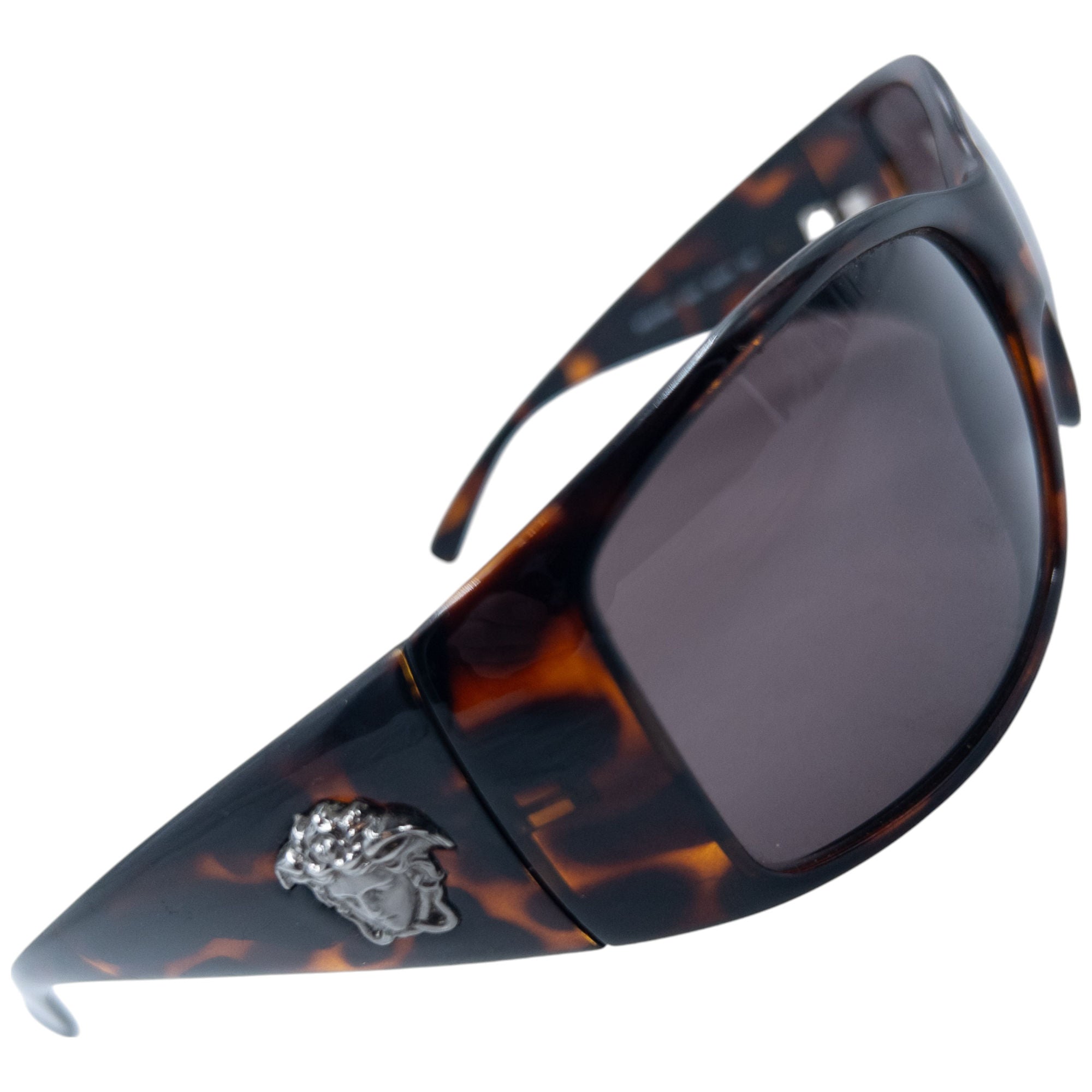 Vintage Versace Tortoise Shell Medusa Sunglasses