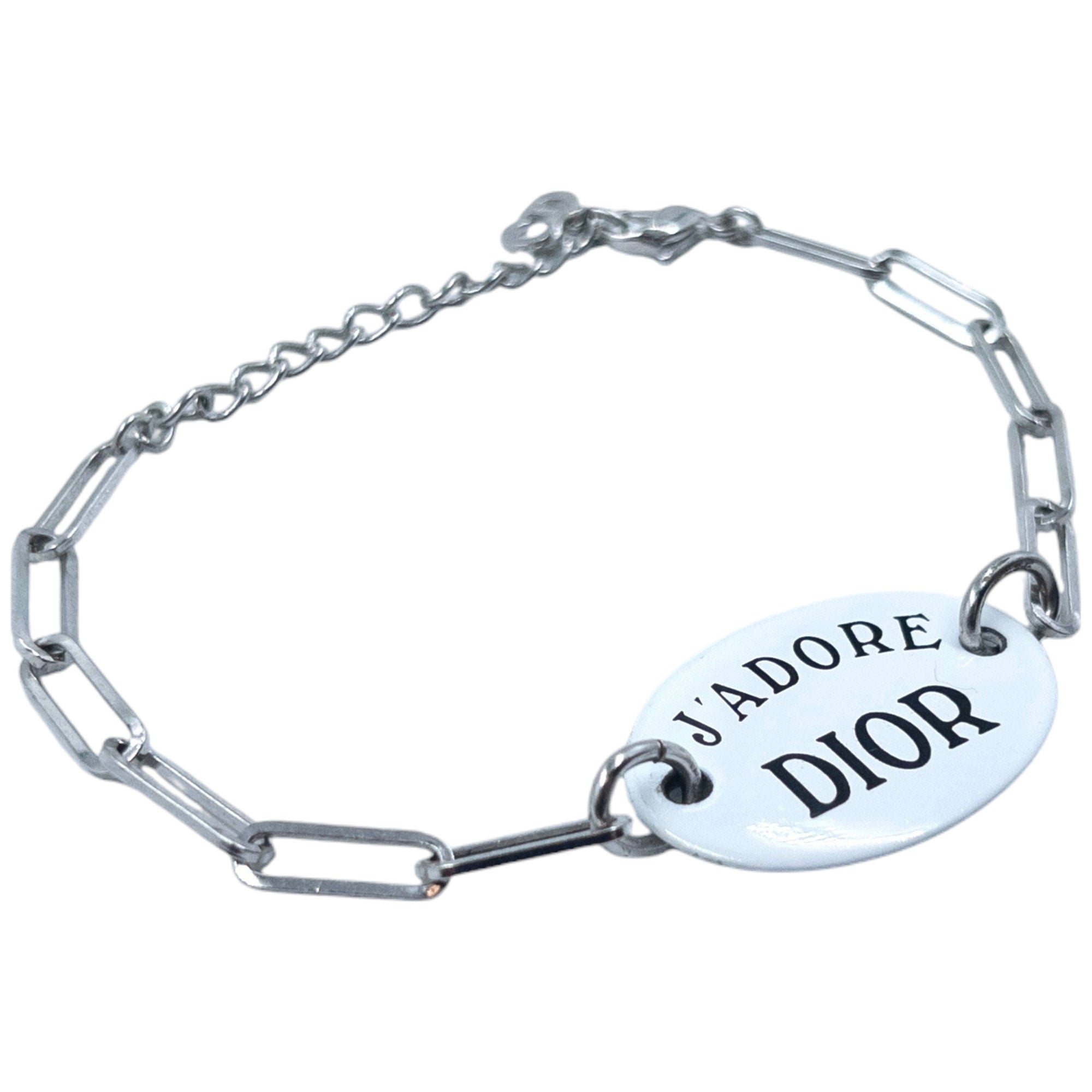 Vintage Dior J'adore Email Me Tag Bracelet