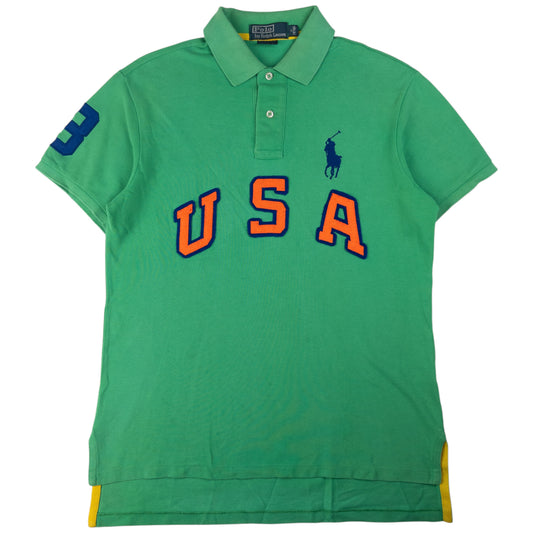 Vintage Polo Ralph Lauren USA Polo Shirt Size M