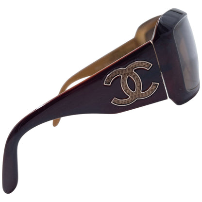 Vintage Chanel Snake Logo Sunglasses