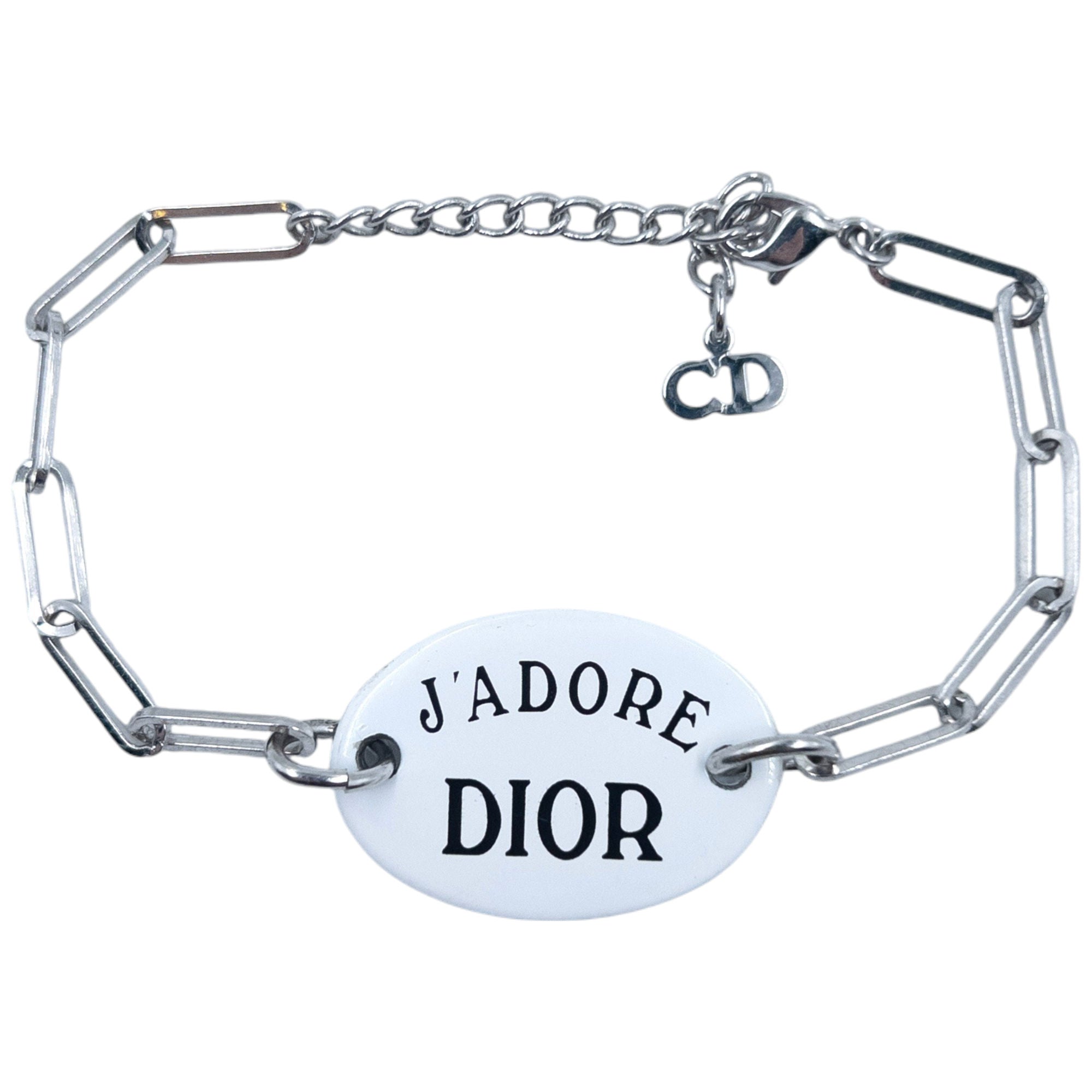 Vintage Dior J'adore Email Me Tag Bracelet