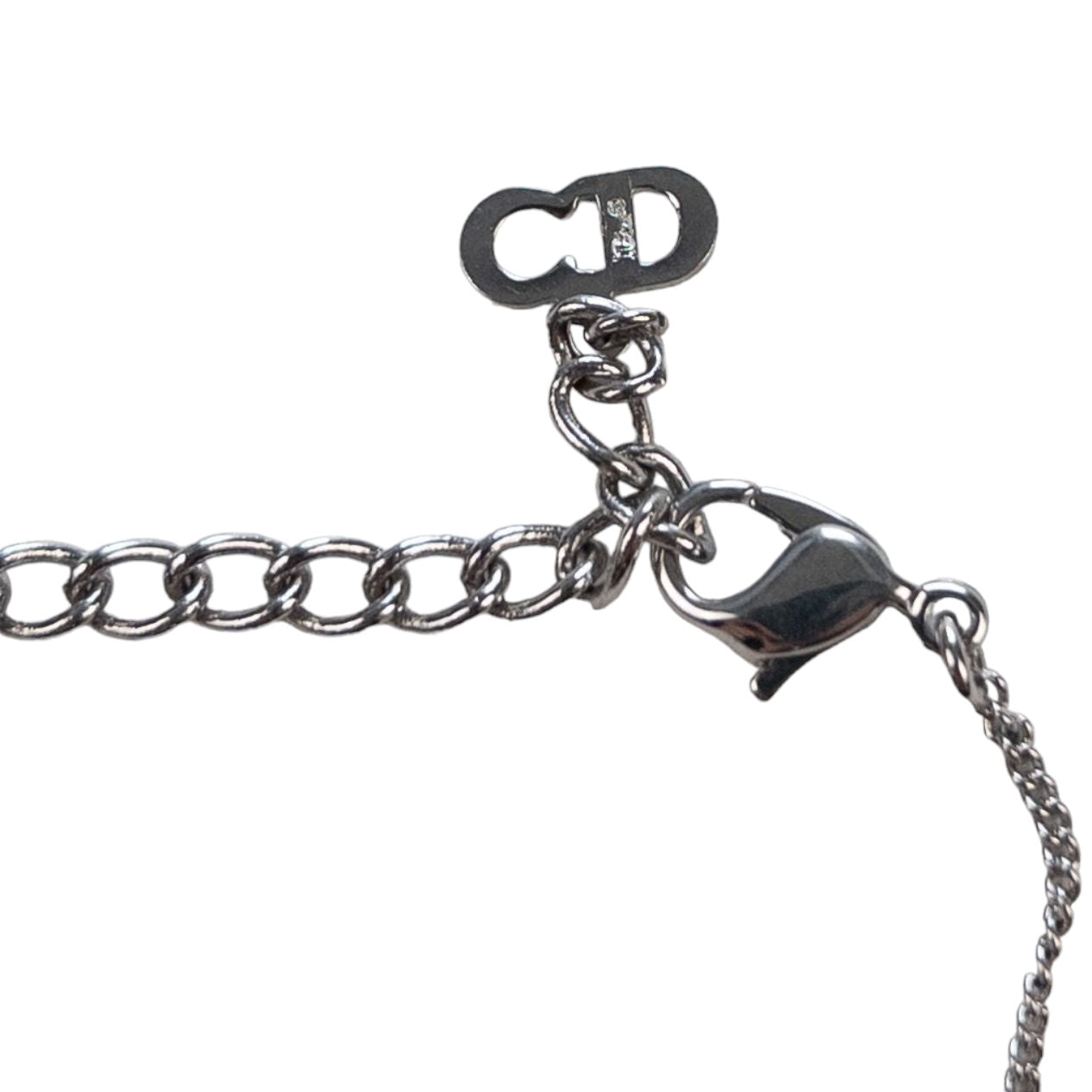 Vintage Dior Logo Charm Bracelet