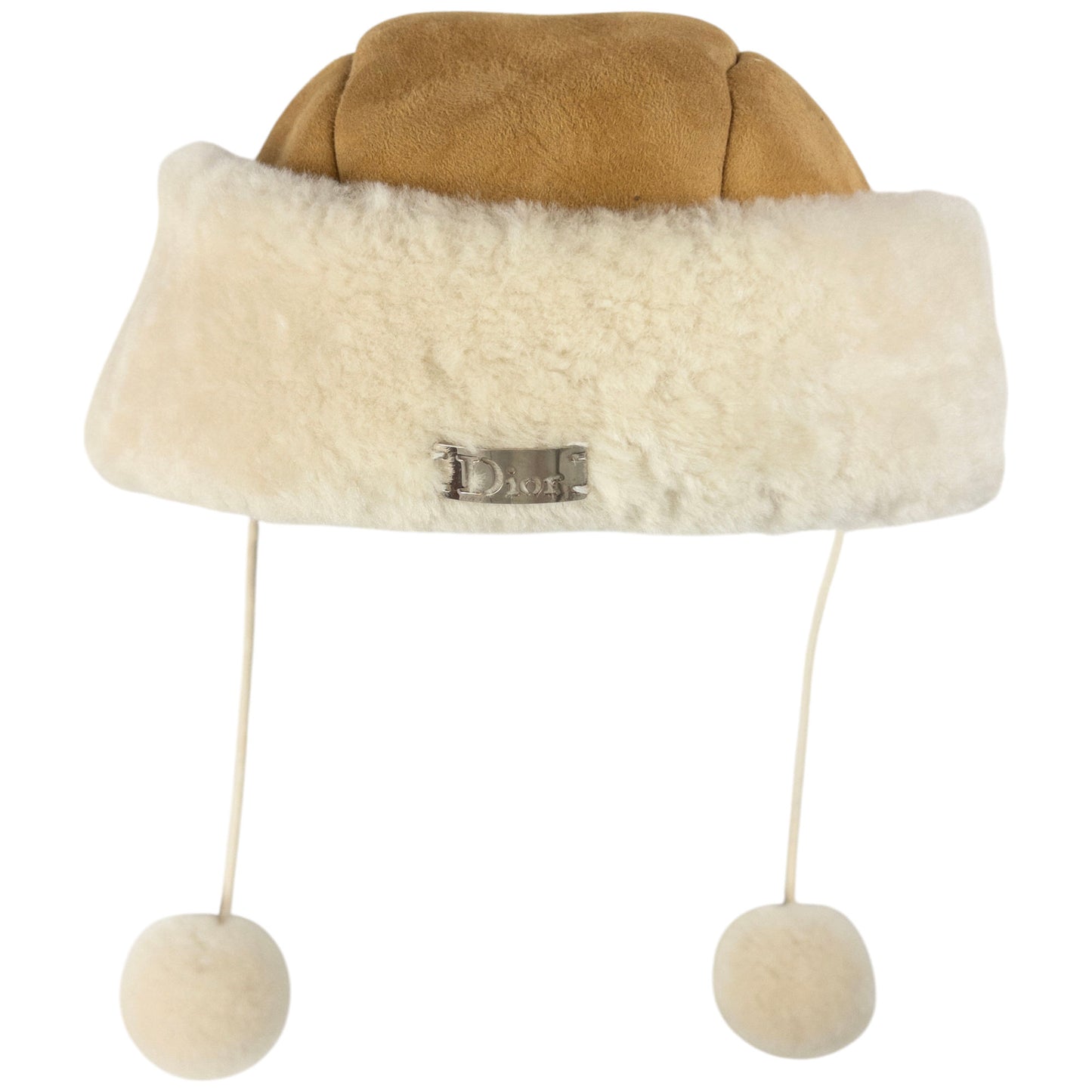 Vintage Dior Sheep Skin Wool Trapper Hat