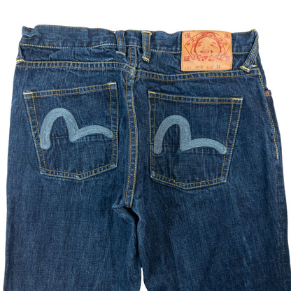 Vintage Evisu Double Gull Japanese Denim Jeans Size W31