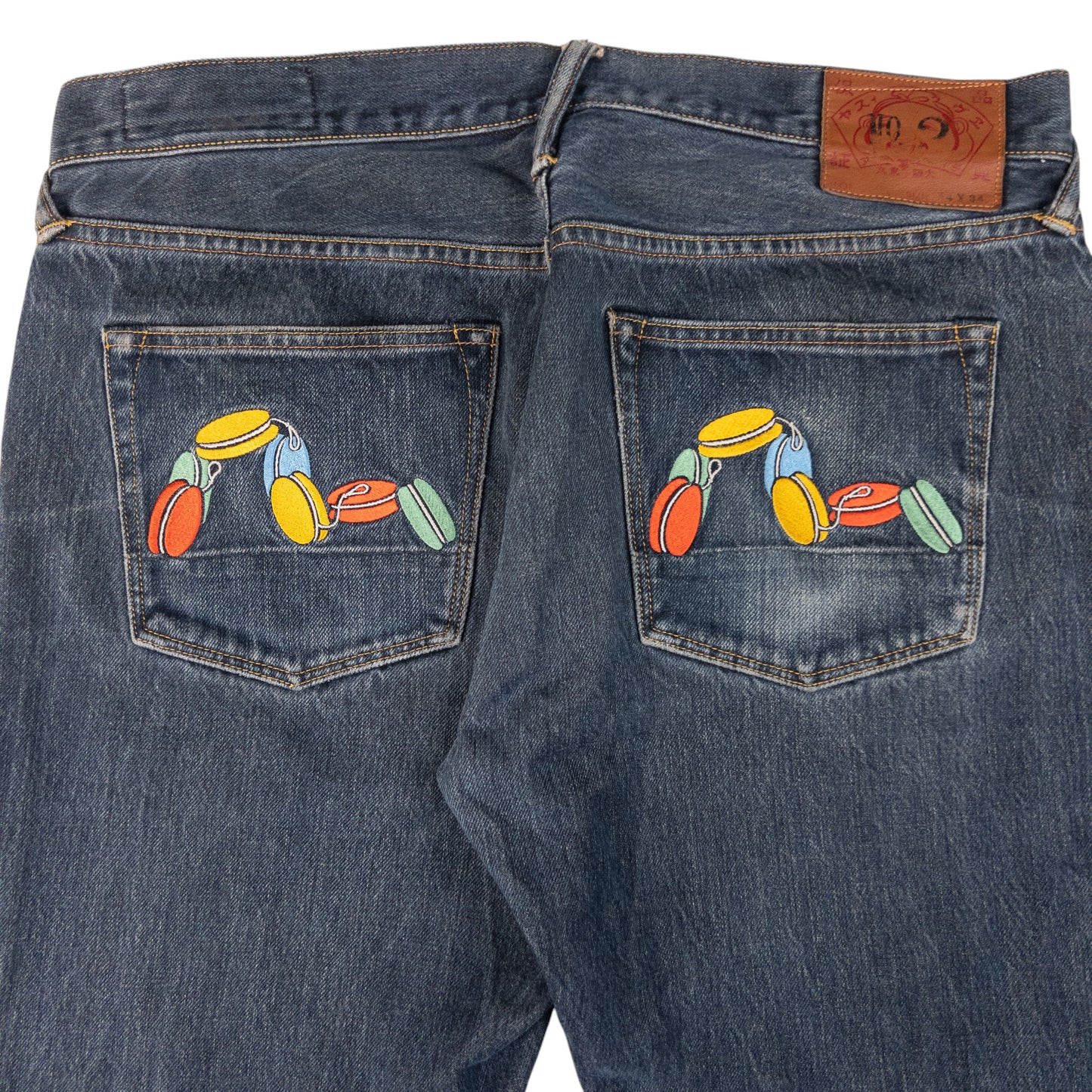 Vintage Evisu Yoyo Double Gull Japanese Denim Jeans Size W34