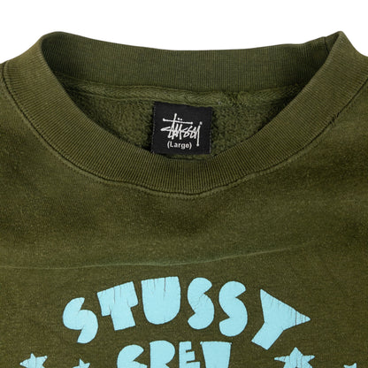 Vintage Stussy Crew Uprock The Nation Sweatshirt Size L