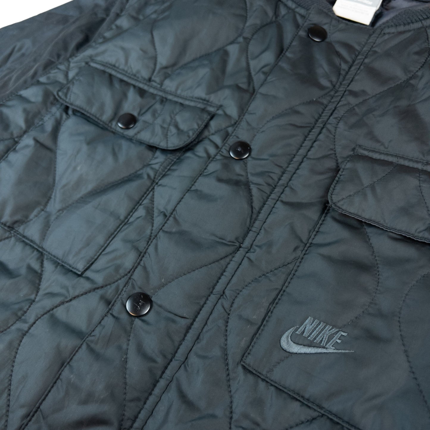 Vintage Nike Quilted Zip Up Jacket Size L