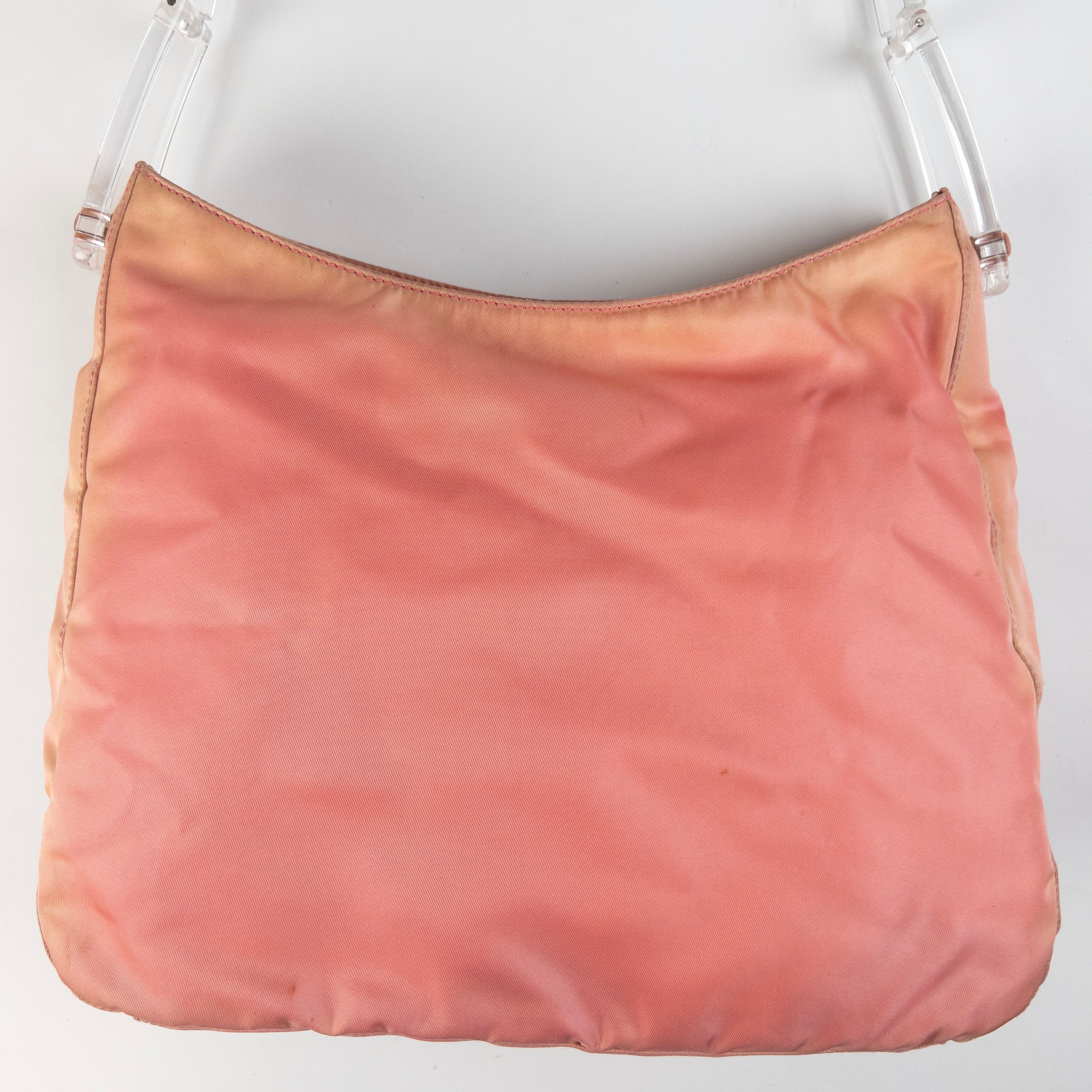 Vintage Prada Clear Handle Shoulder Bag