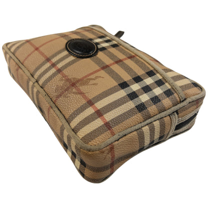 Vintage Burberry Nova Check Travel Wash Bag