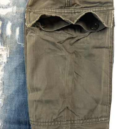 Vintage Dolce & Gabbana Denim Cargo Split Trousers Size W31