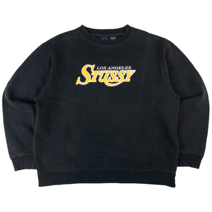 Vintage Stussy LA Lakers Logo Sweatshirt Size M