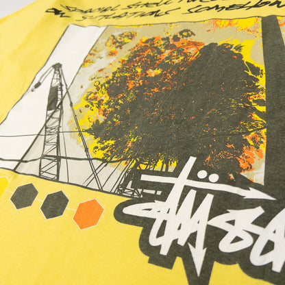 Vintage Stussy Futura Special Structures Graphic T Shirt Size M