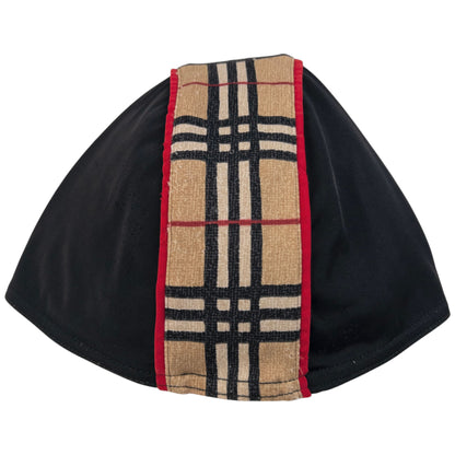 Vintage Burberry Nova Check Skull Cap Hat