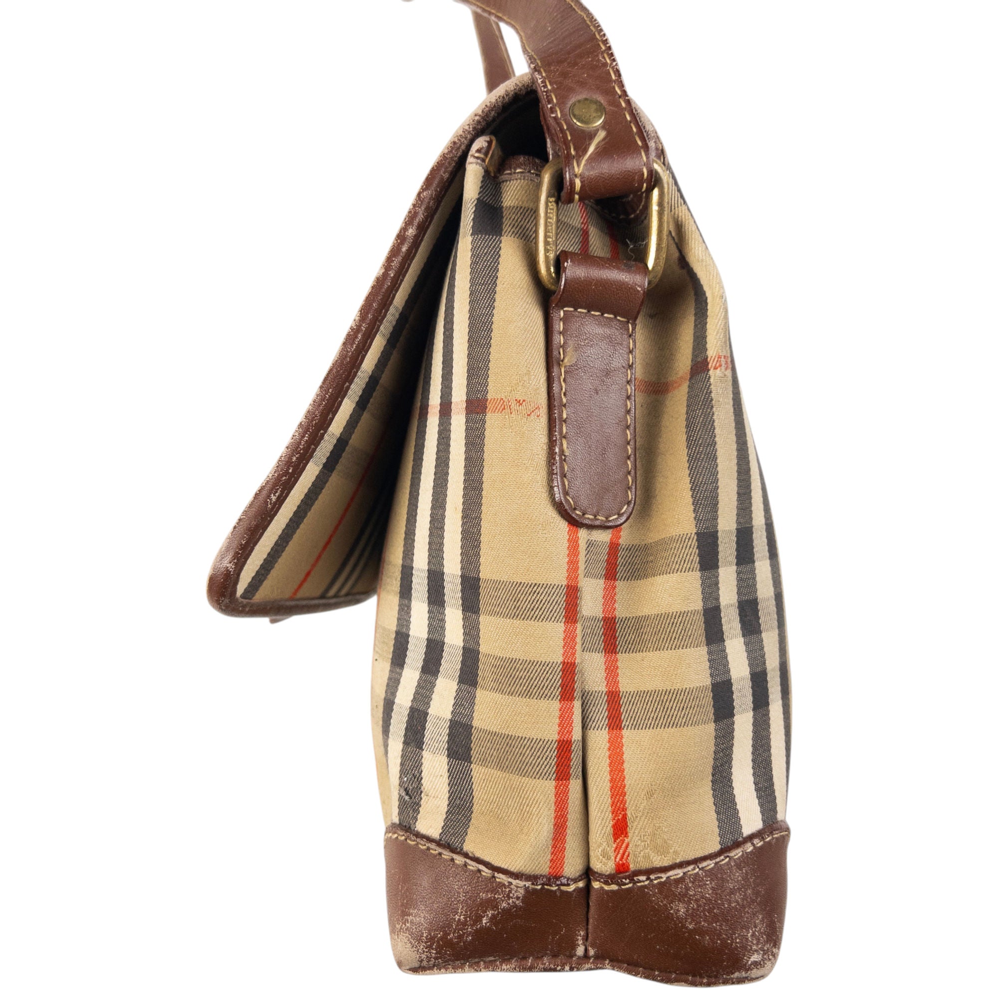 Vintage Burberry Nova Check Crossbody Bag