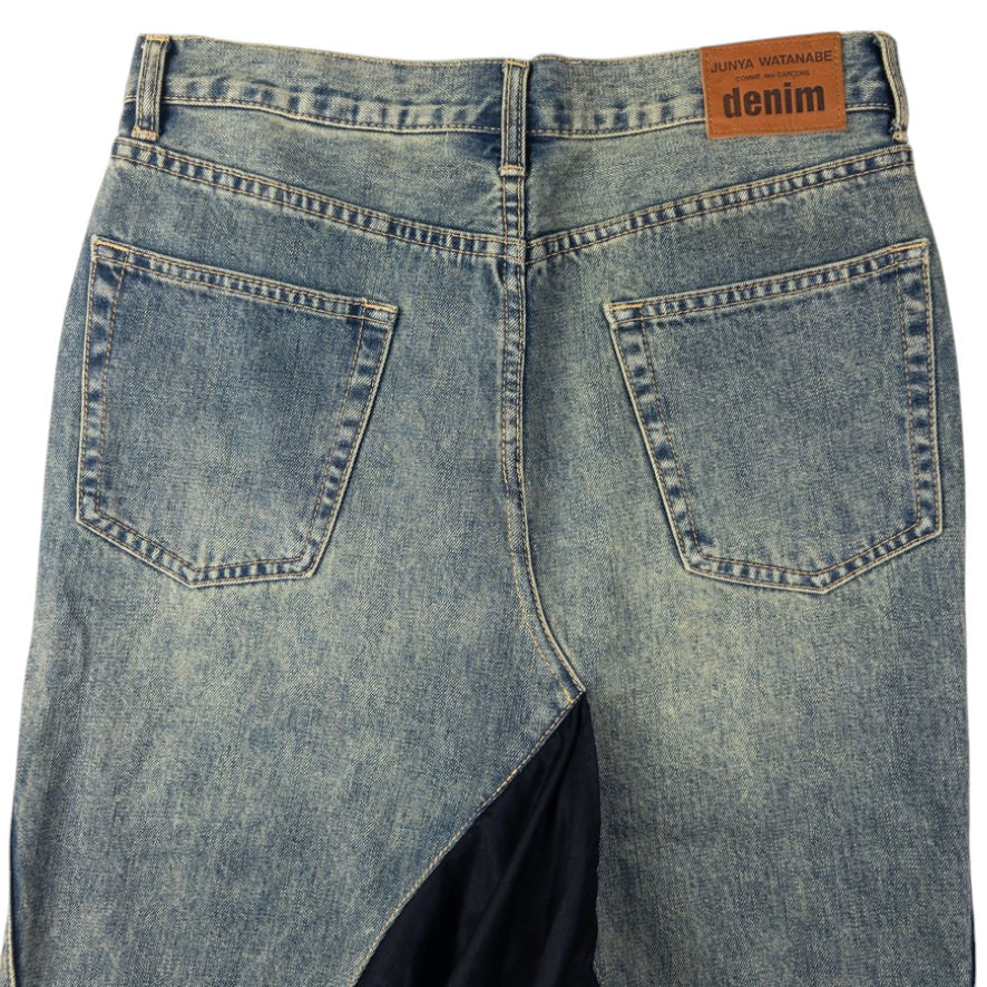 Vintage Junya Watanabe X Comme Des Garçons Denim Midi Skirt Womens Size M