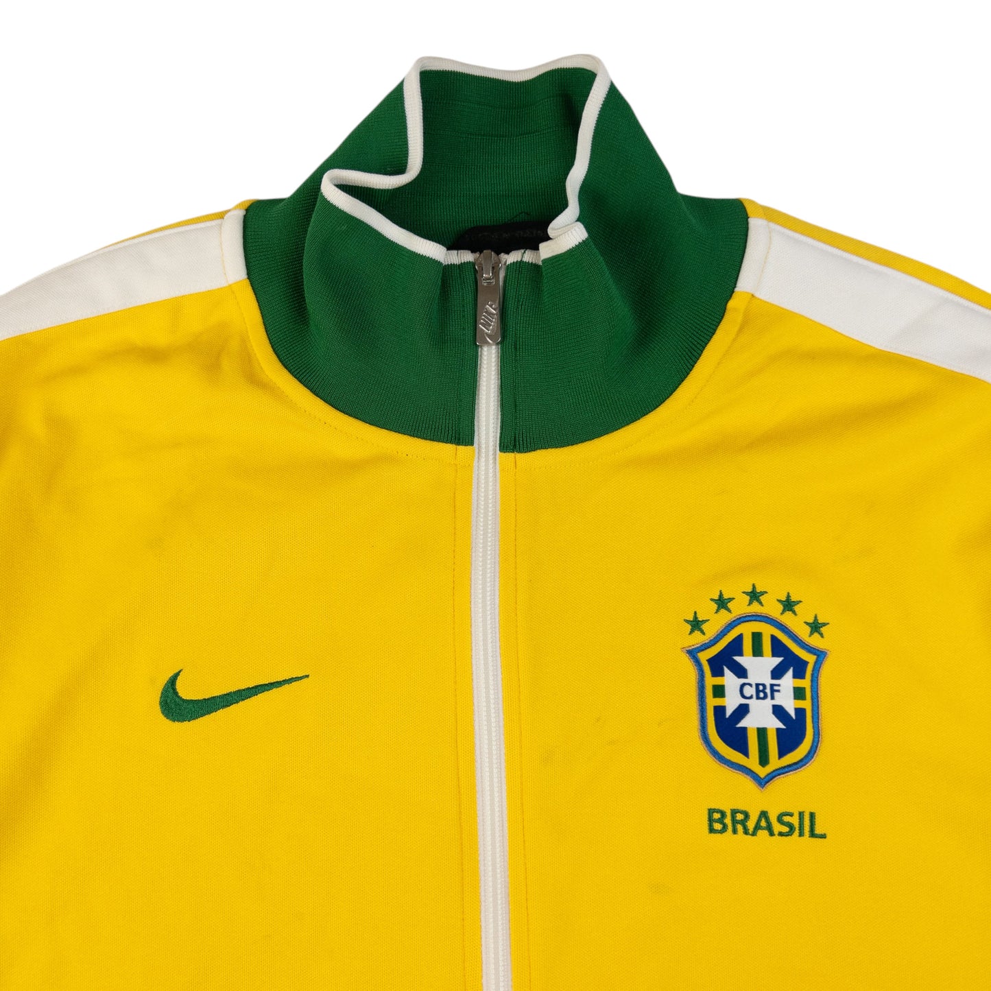 Vintage Nike Brazil CBF Zip Up Jacket Size XL