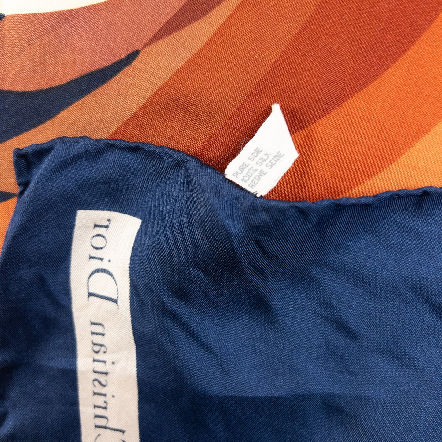 Vintage Dior Gradient Silk Scarf