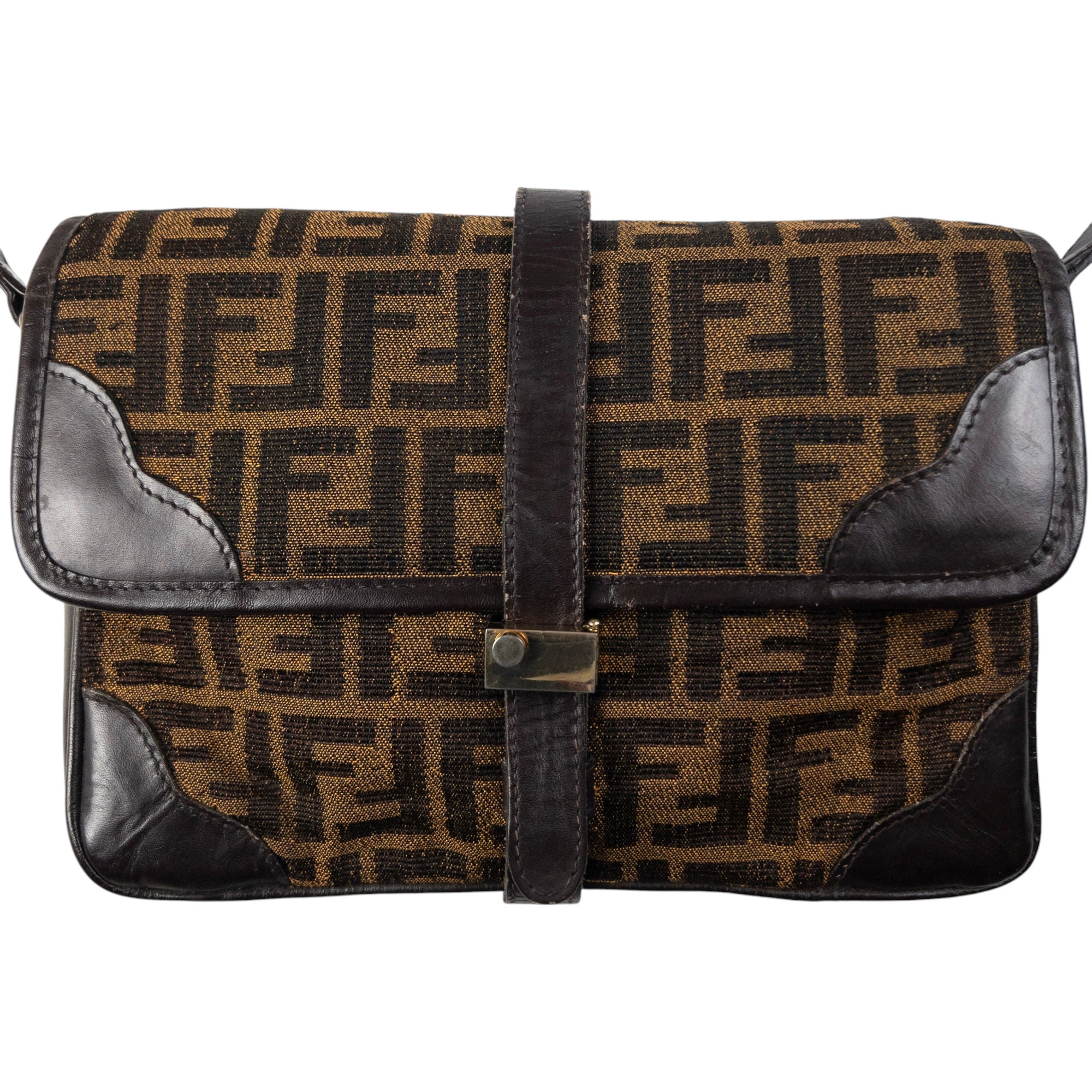 Vintage Fendi Monogram Cross Body Bag