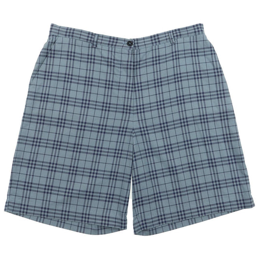 Vintage Burberry Blue Nova Check Shorts Size W32