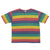 Vintage United Colours Of Benetton Stripe Button T Shirt Size S