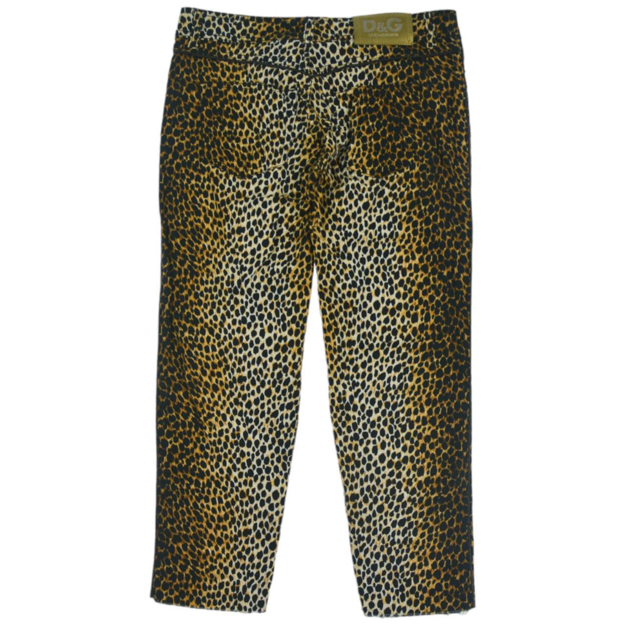 Vintage Dolce & Gabbana Leopard print Trousers Size W30