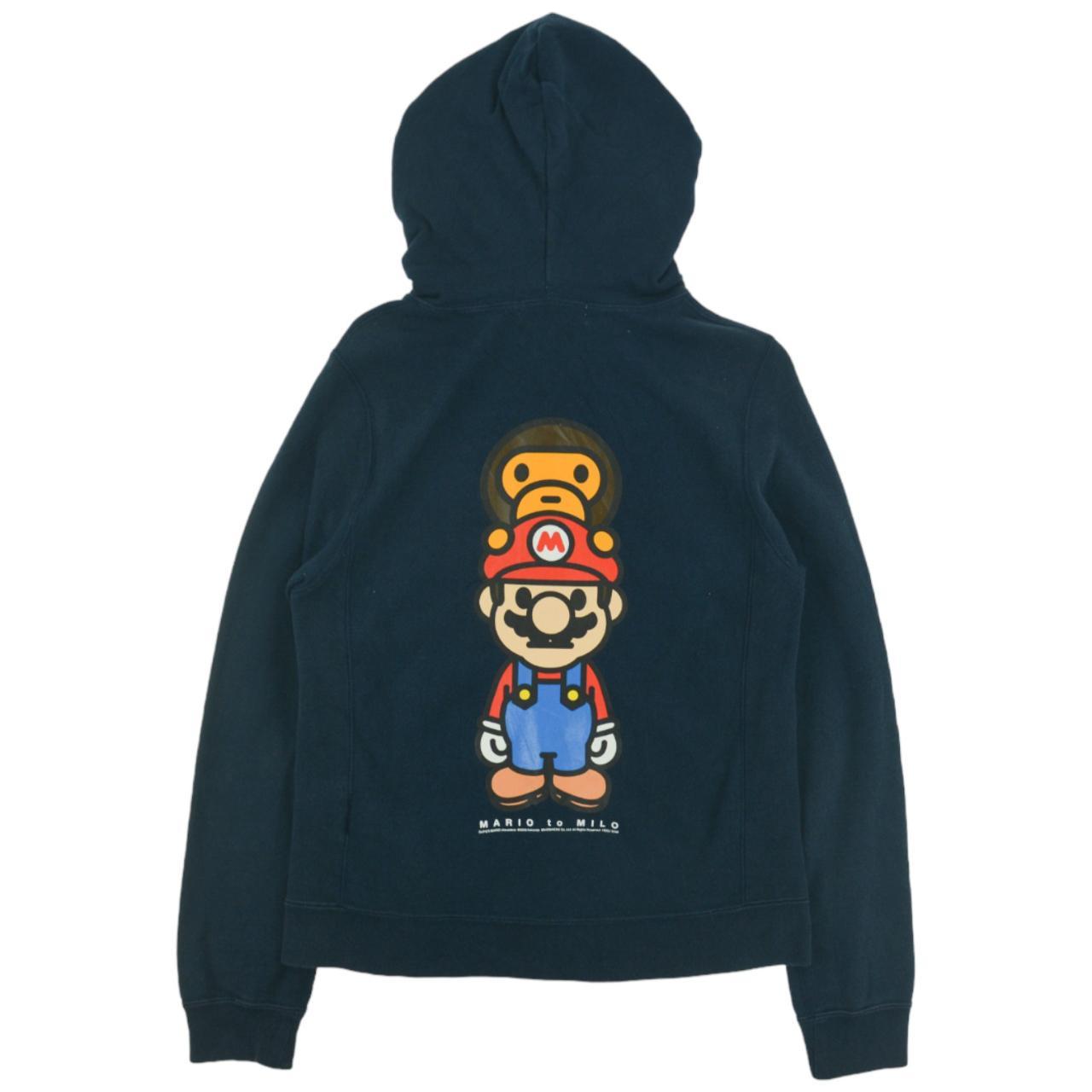 Bape mario hoodie sale