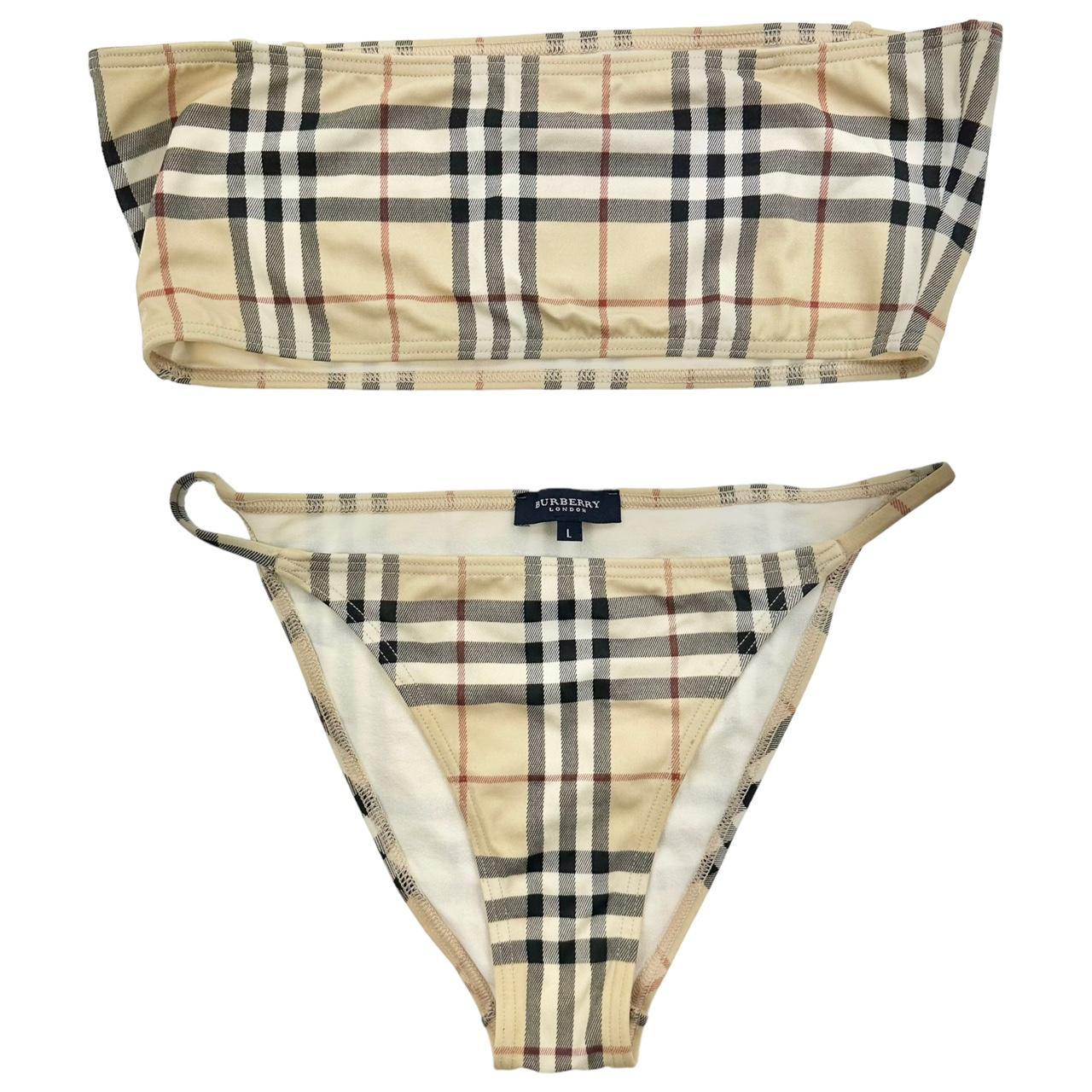 Burberry nova check bikini size L