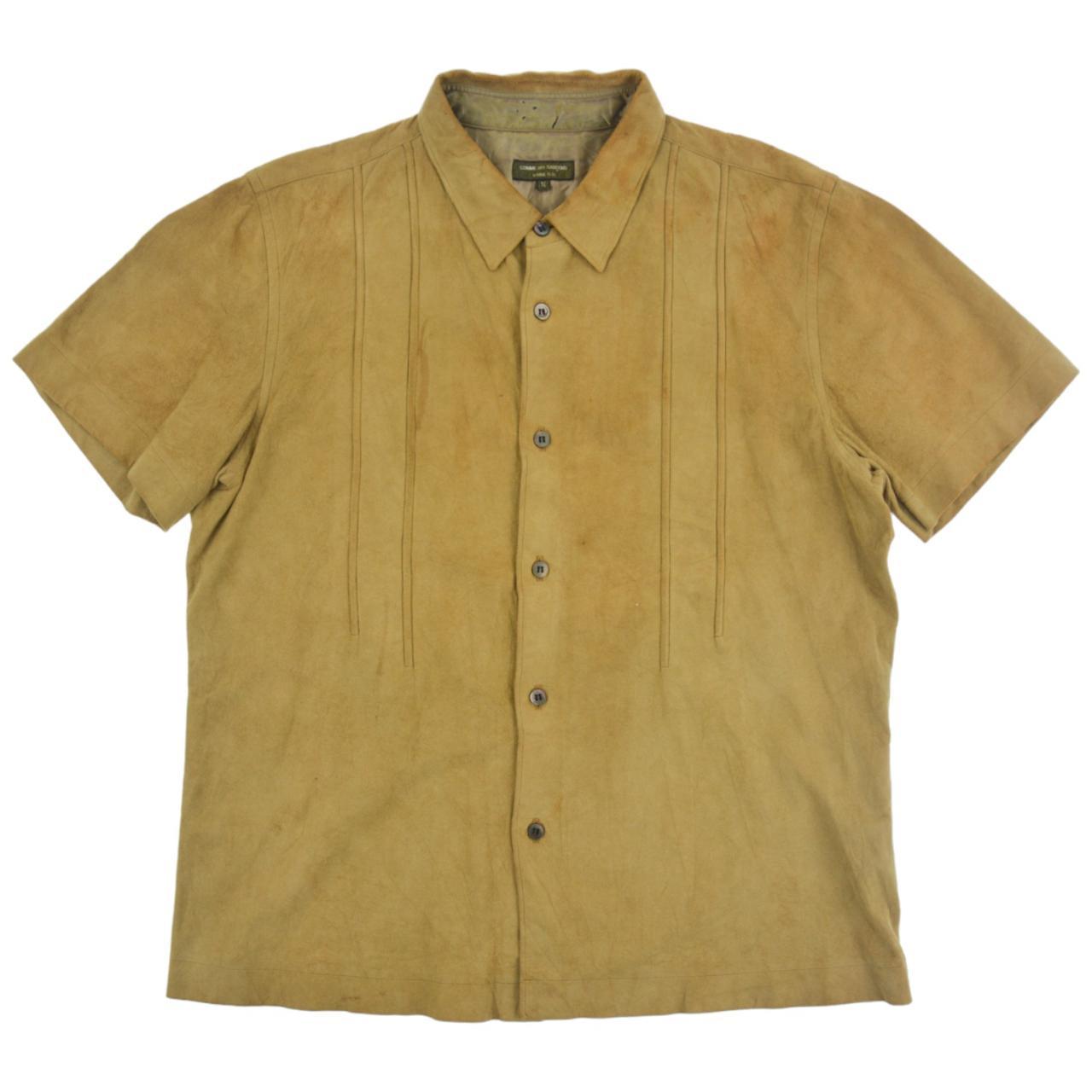 Vintage Comme des Garcons Suede Shirt Size S