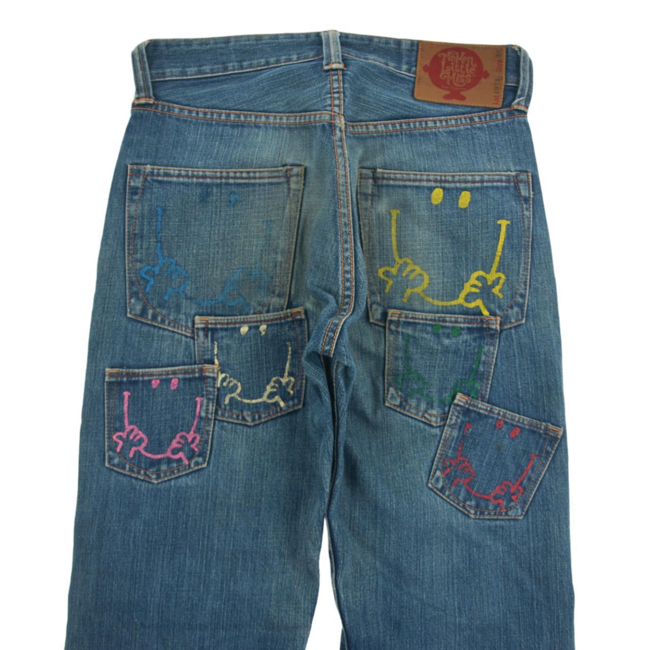 Vintage Mr Men Little Multi Pocket Jeans Size W30