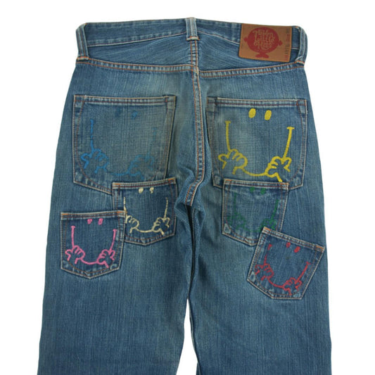 Vintage Mr Men Little Multi Pocket Jeans Size W30