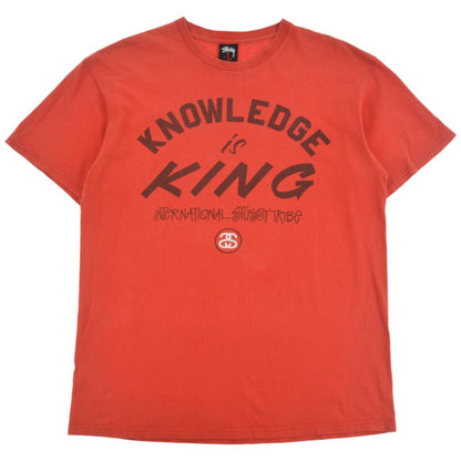 Vintage Stussy Knowledge Is King T Shirt Size L